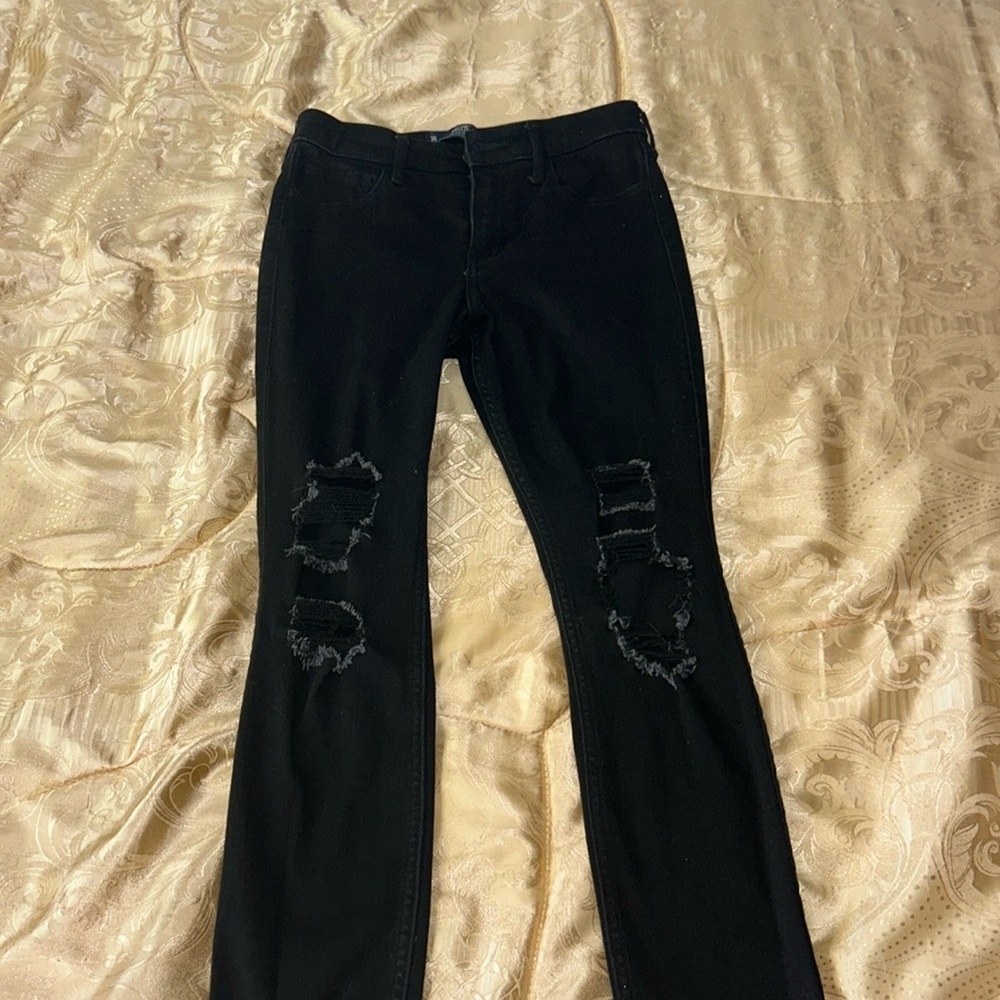 Hollister High Rise Super Skinny Women’s Jeans. Black, Size: 3R (W26, L28)